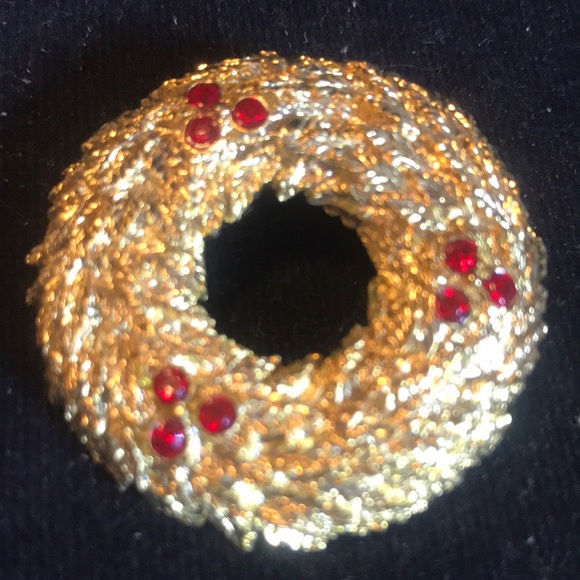 Wreath pin brooch - Picture 1 of 4